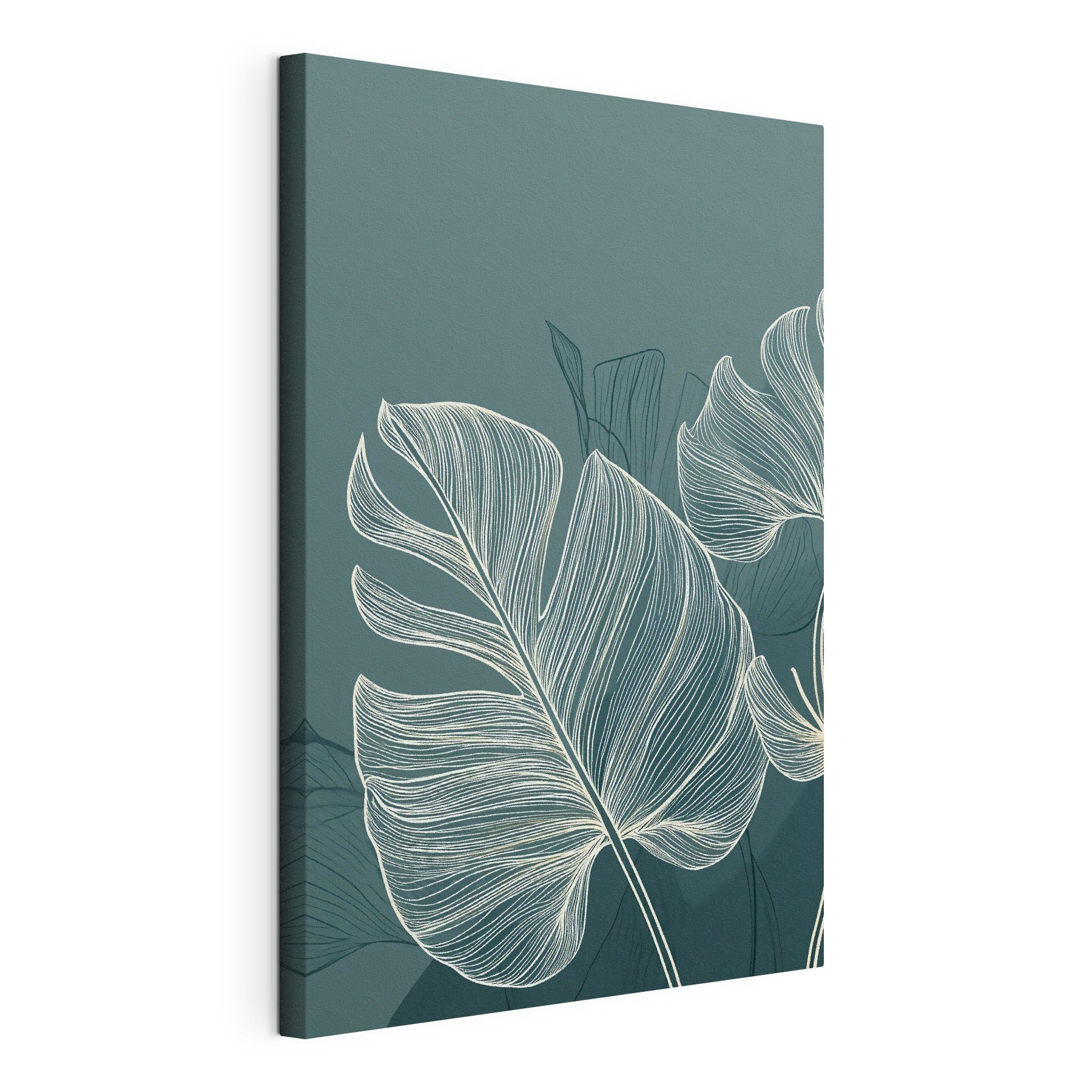 Lush leaves on a soothing backdrop Lush leaves on a soothing backdrop