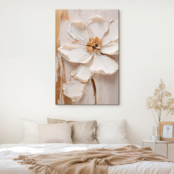 Delicate flower in soft hues