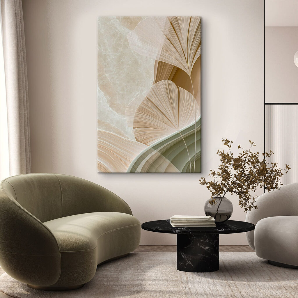 Soft curves and gentle hues blend together Soft curves and gentle hues blend together