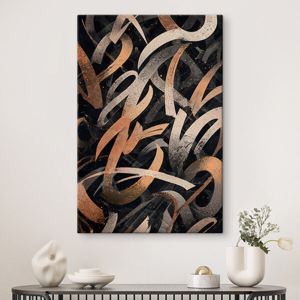 Obraz Black and orange brush strokes (Katalógové číslo: s49246) Obraz Black and orange brush strokes (Katalógové číslo: s49246)