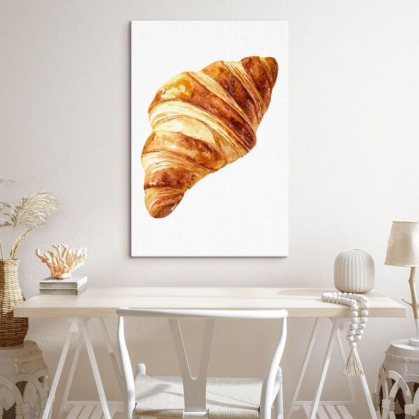 Obraz Čerstvo upečený croissant vo vitríne (Katalógové číslo: s49340) Obraz Obraz Čerstvo upečený croissant vo vitríne (Katalógové číslo: s49340)