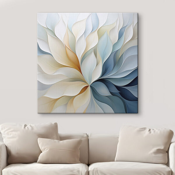 Flowing patterns in soft hues