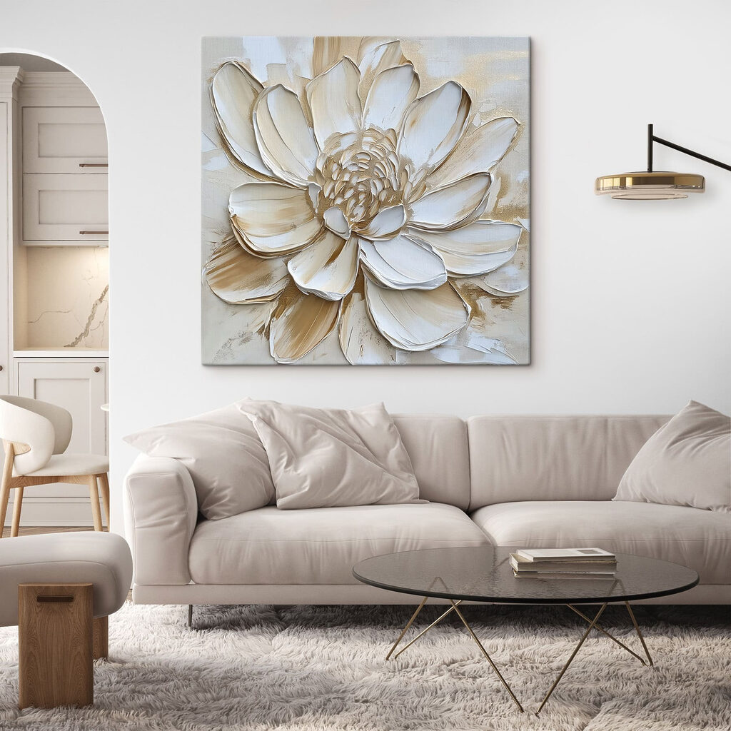 Delicate layers of creamy petals