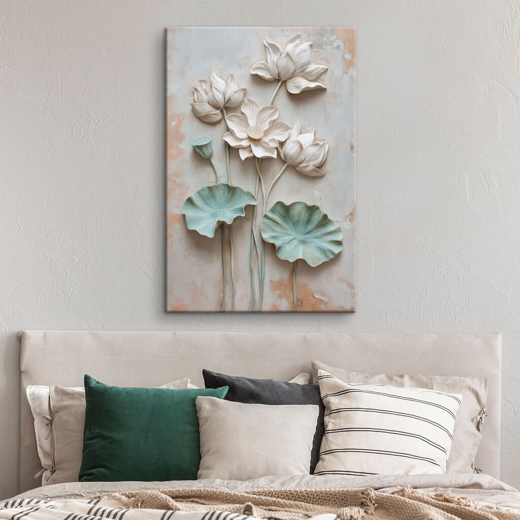 Radiant blooms in peaceful hues