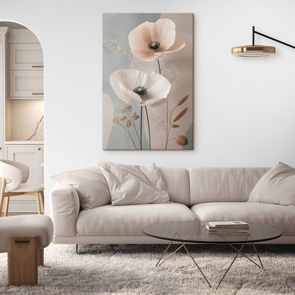 Delicate blooms in soft hues