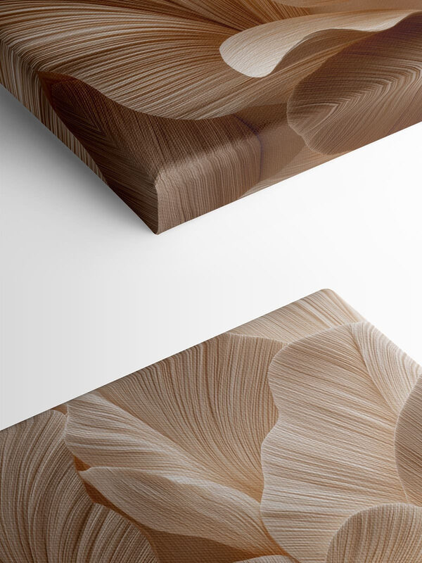 Intricate design of layered shapes