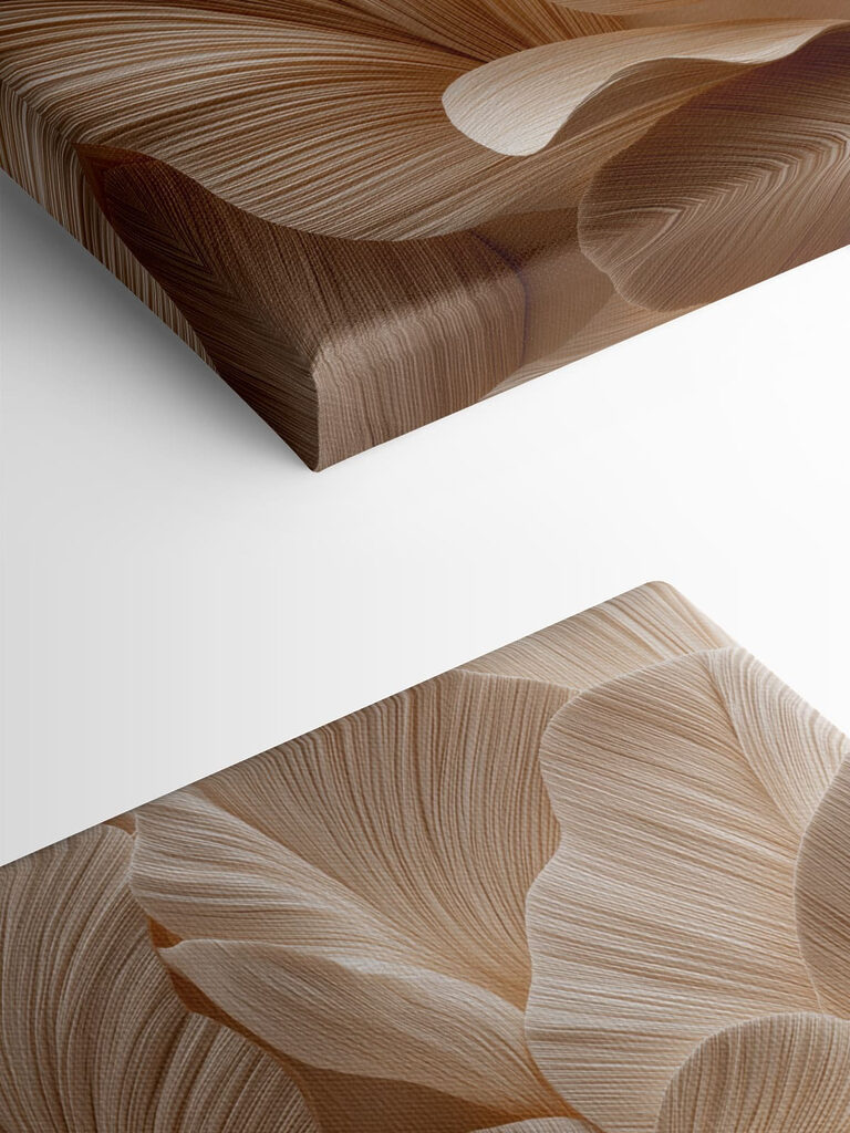 Intricate design of layered shapes