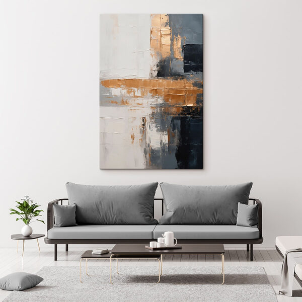 Abstract harmony in muted tones