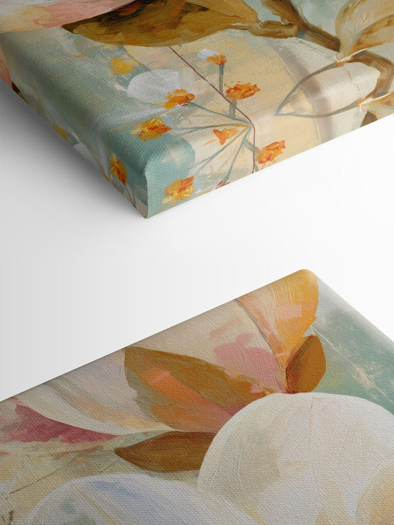Delicate bloom in soft pastel hues