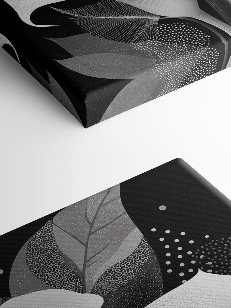 Elegant floral patterns on a dark background Elegant floral patterns on a dark background