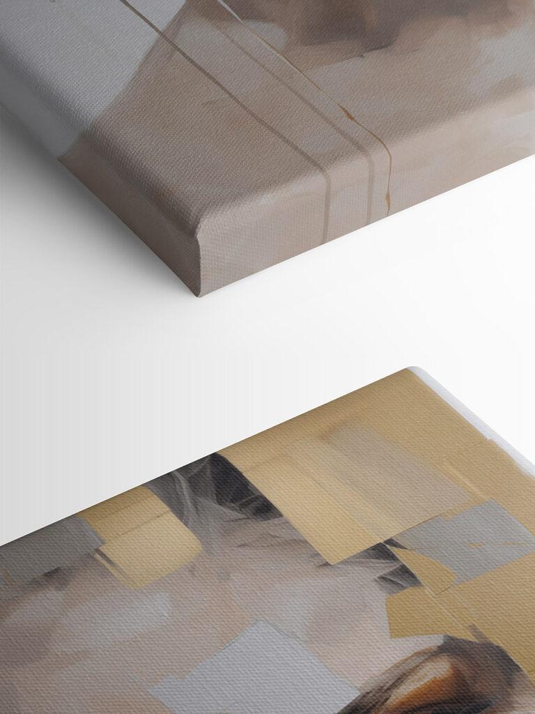 - Abstract beauty in muted tones