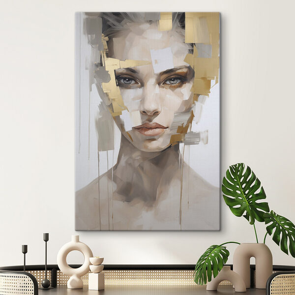 - Abstract beauty in muted tones