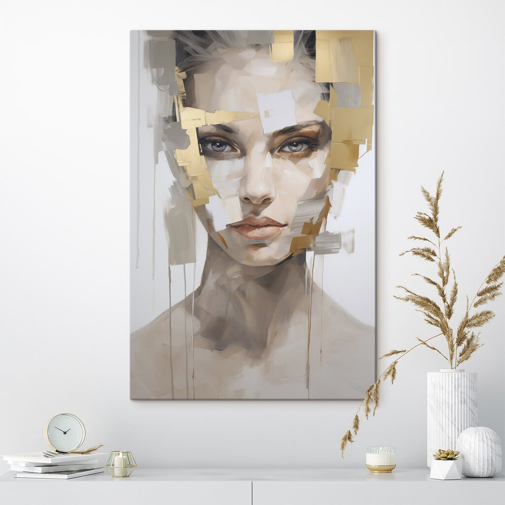 - Abstract beauty in muted tones