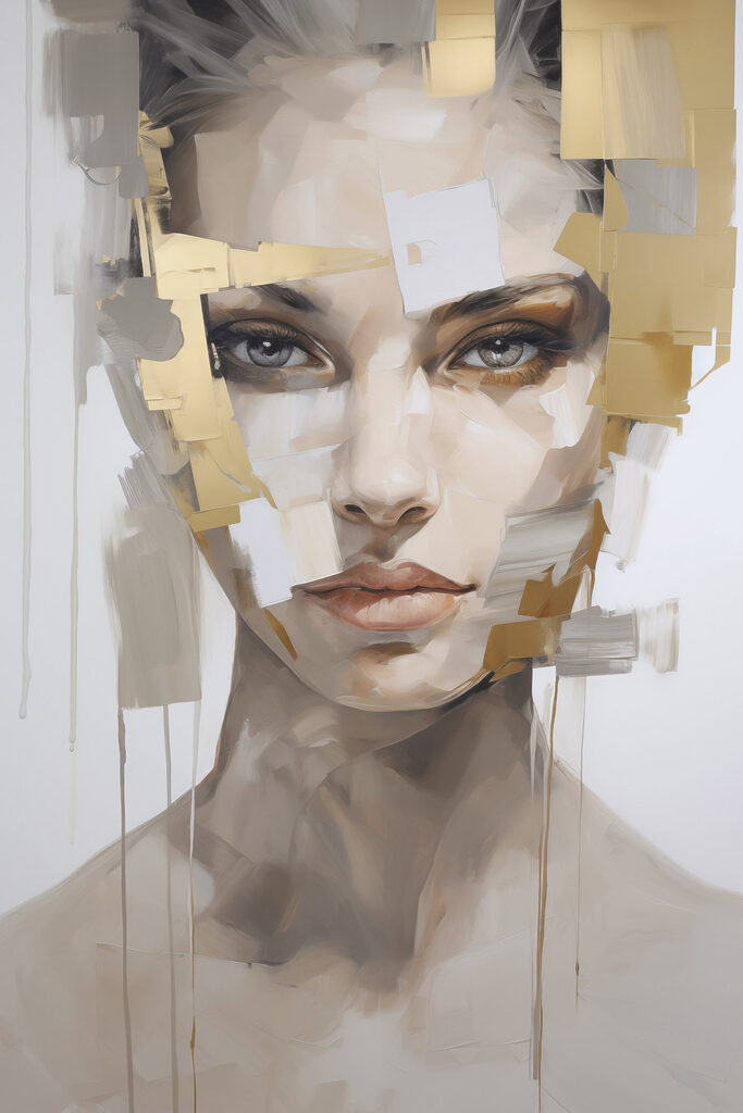 - Abstract beauty in muted tones