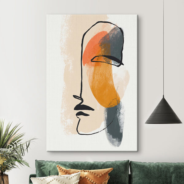 Painting of a face
