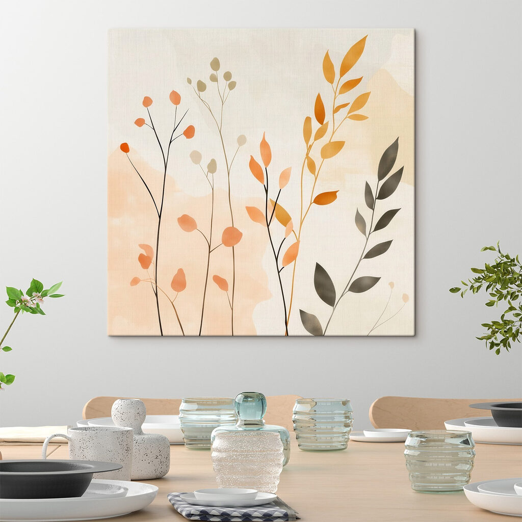 Painting of leaves and branches Painting of leaves and branches