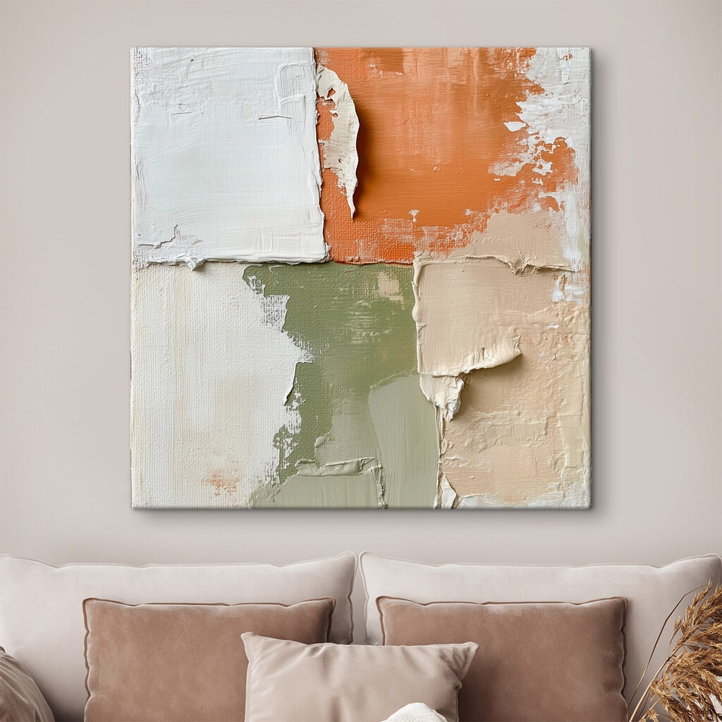Abstract color blocks in soft tones Abstract color blocks in soft tones
