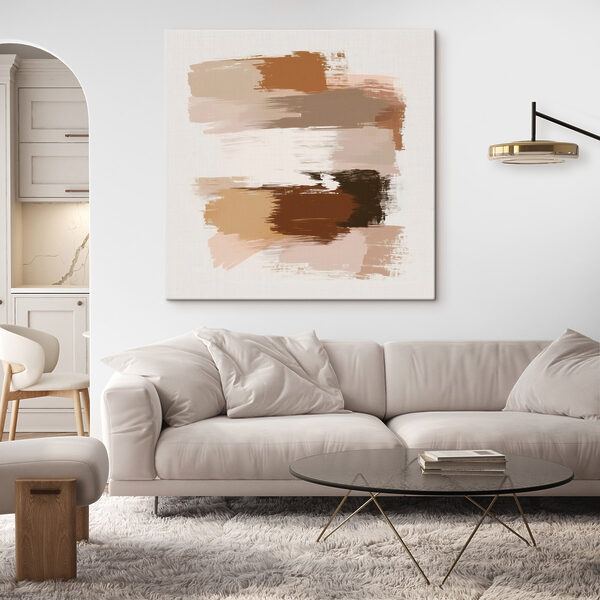 Abstract brush strokes in soft hues Abstract brush strokes in soft hues