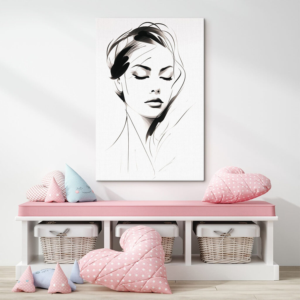 Calm beauty in soft strokes Calm beauty in soft strokes