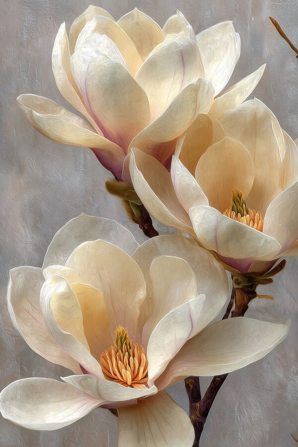 Gentle blooms of springtime elegance