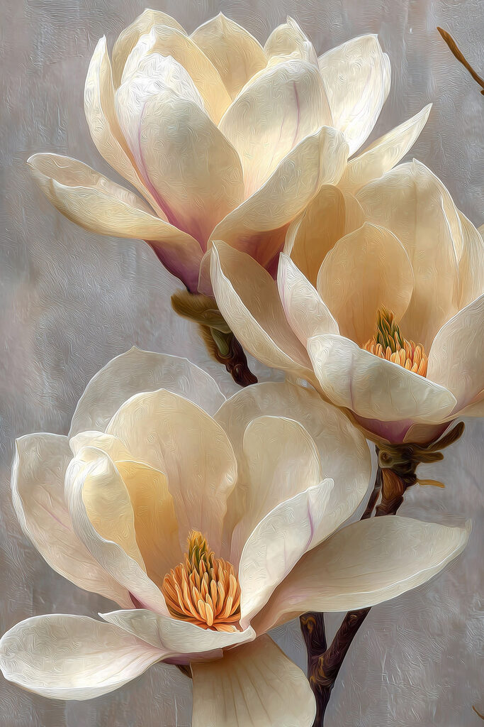 Gentle blooms of springtime elegance
