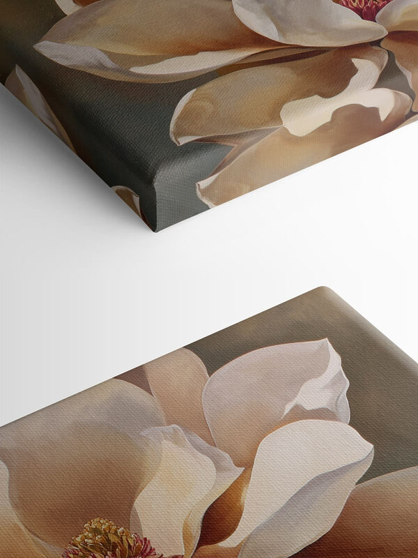Soft blooms in warm tones