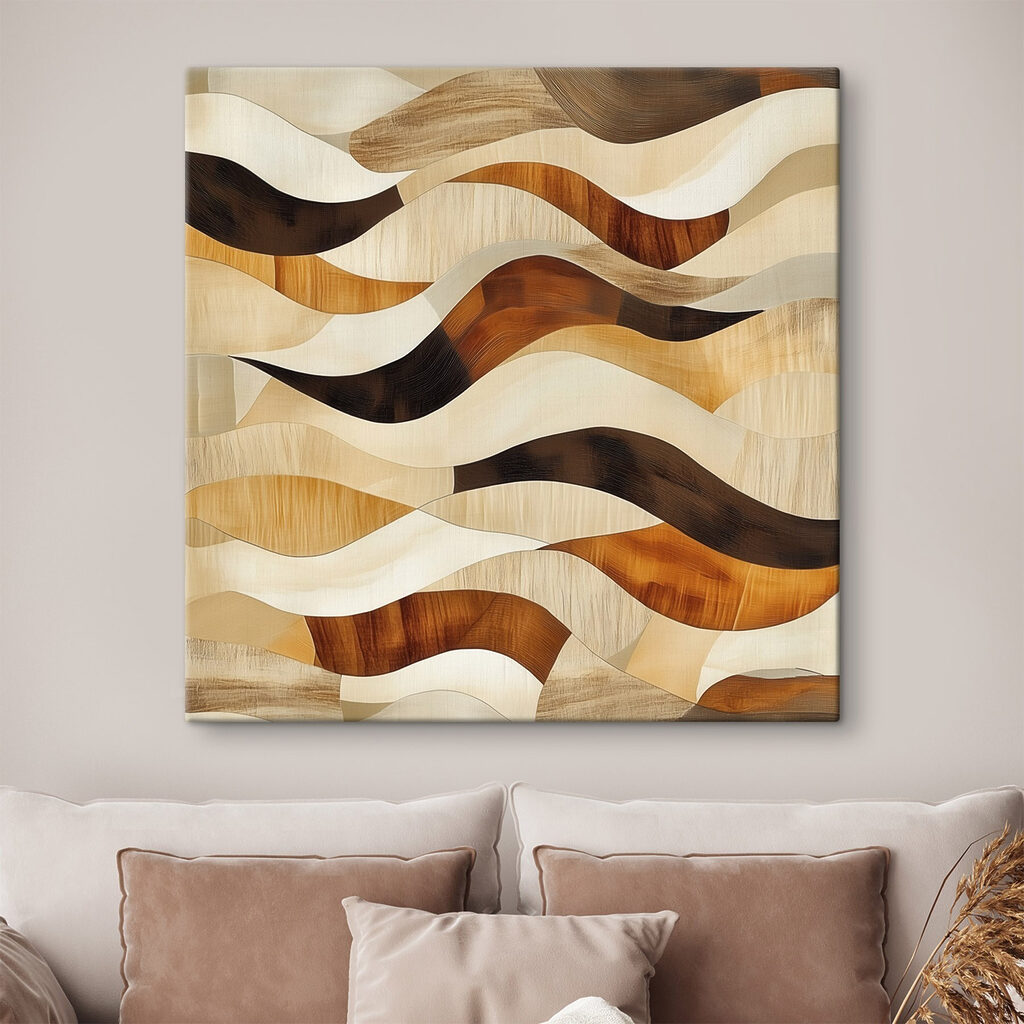 Pattern of wavy lines