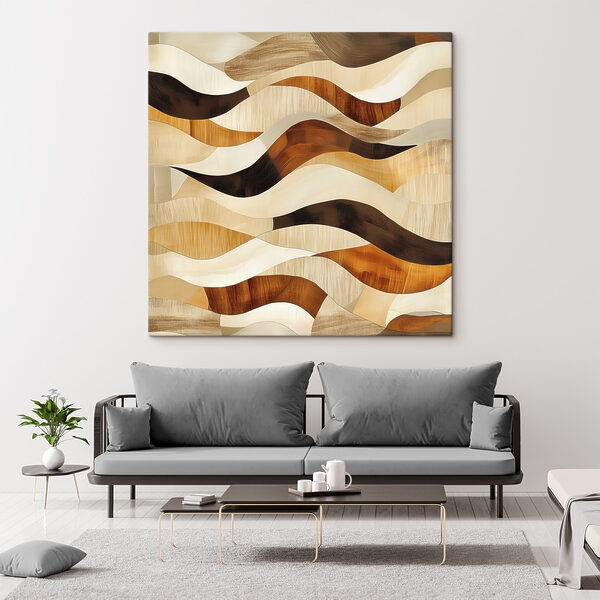 Pattern of wavy lines