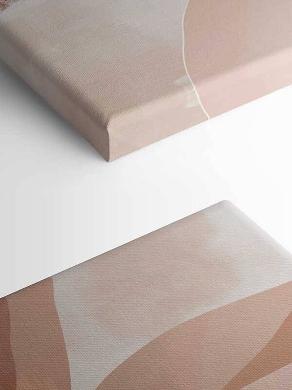 Soft waves in warm earth tones Soft waves in warm earth tones