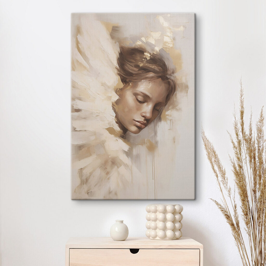 Painting of a woman's face