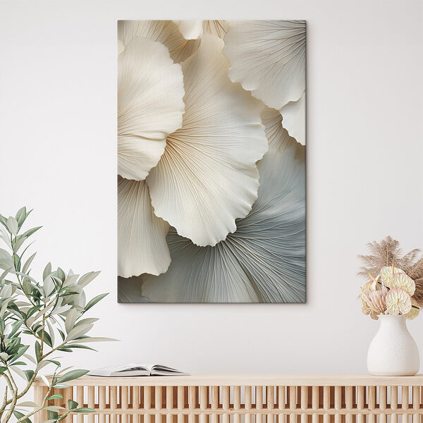 Delicate layers of soft petal forms
