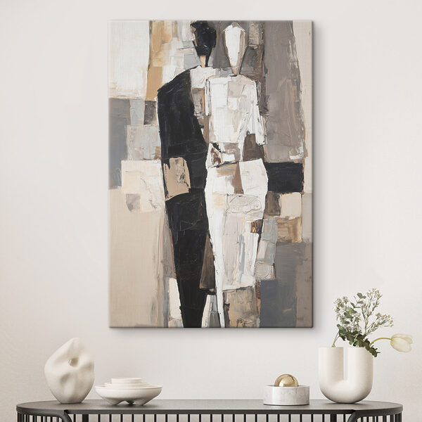 Painting of a man in a white dress Painting of a man in a white dress