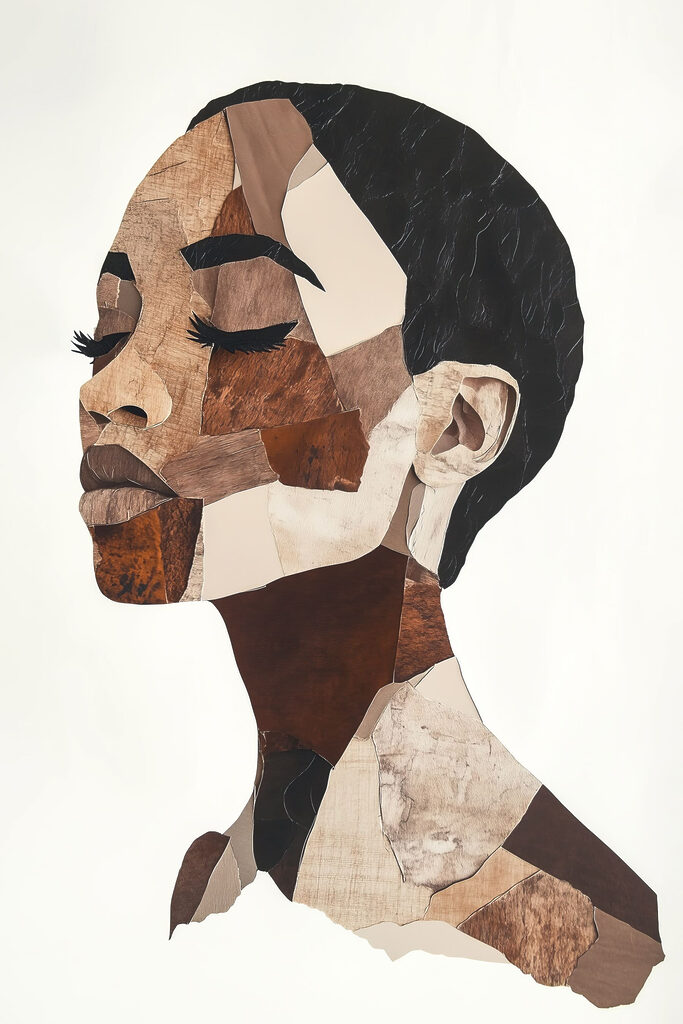 Artistic representation of diverse beauty Artistic representation of diverse beauty