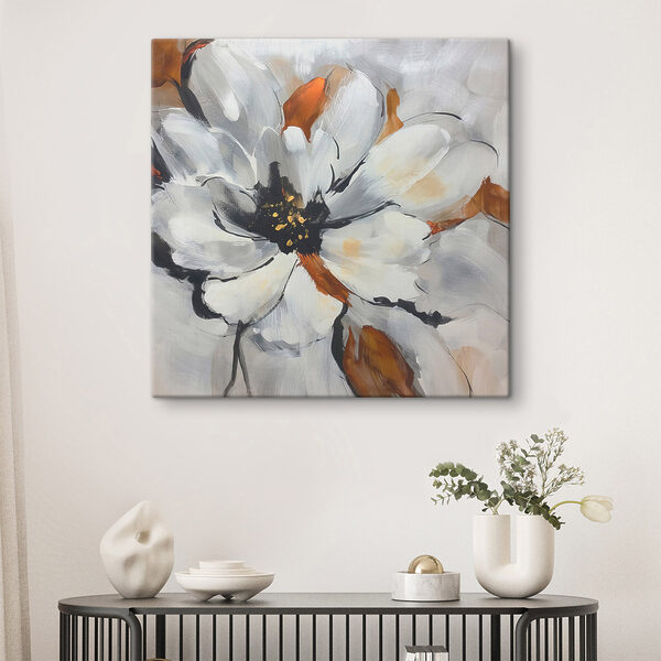Painting of a flower Painting of a flower