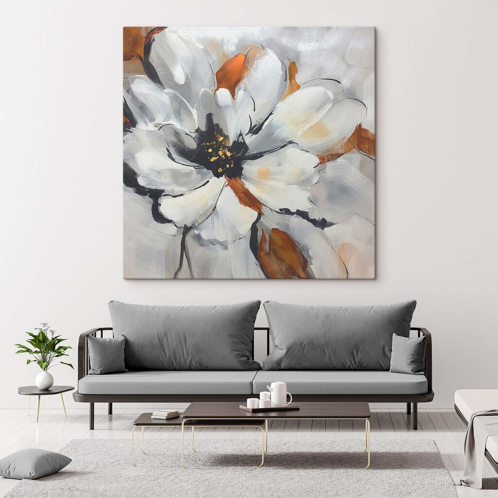Painting of a flower Painting of a flower