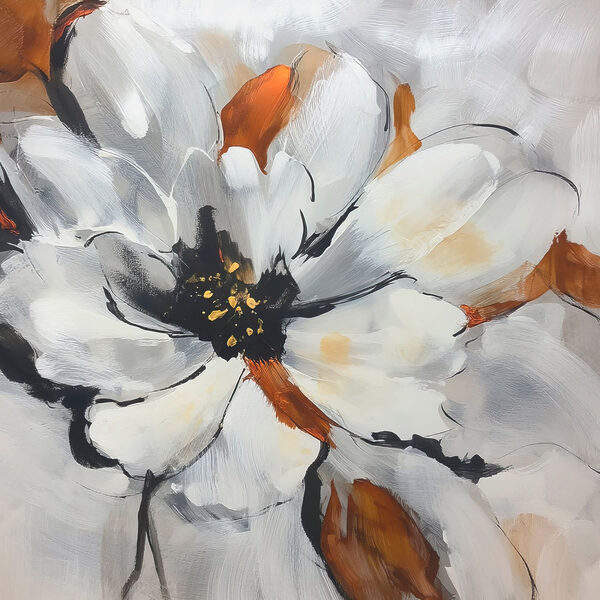 Painting of a flower Painting of a flower