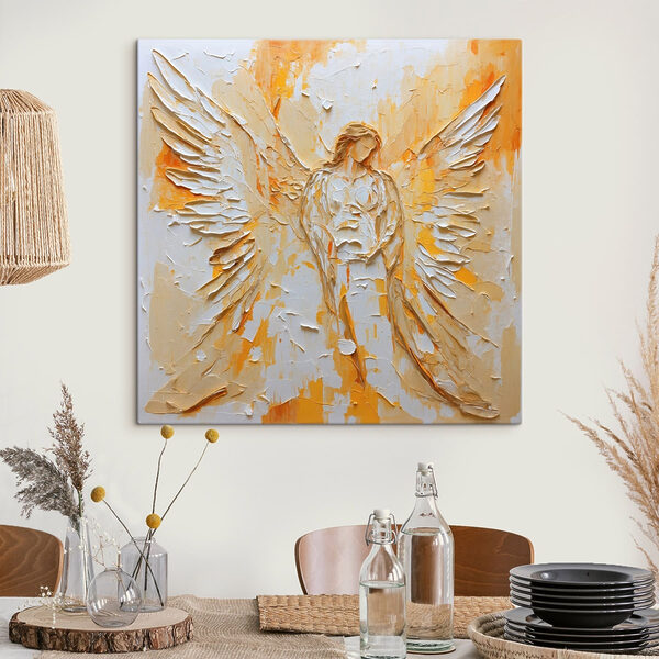 Painting of a woman with wings Painting of a woman with wings