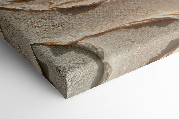 - Earthy tones in flowing patterns