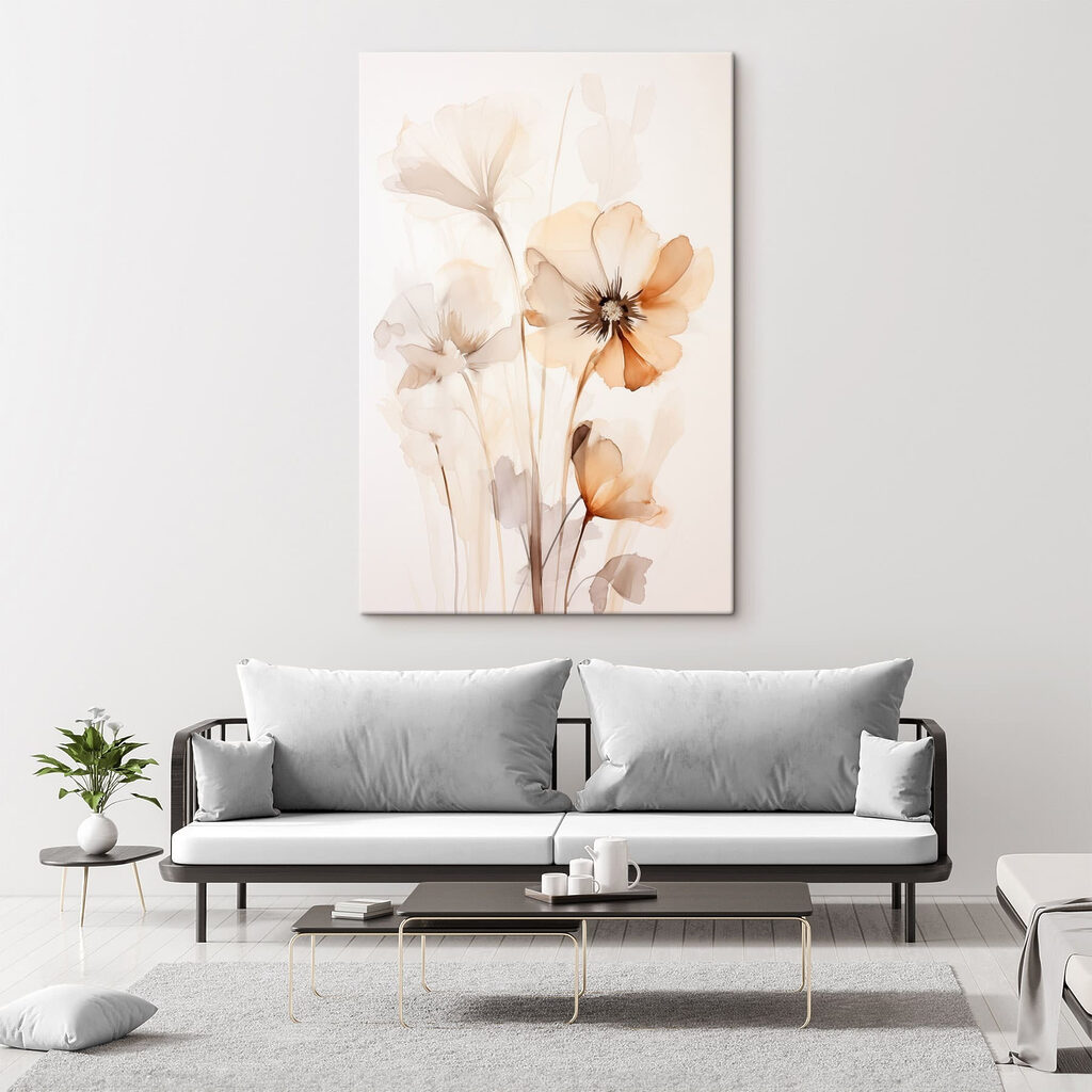 Delicate blooms in soft, warm tones Delicate blooms in soft, warm tones