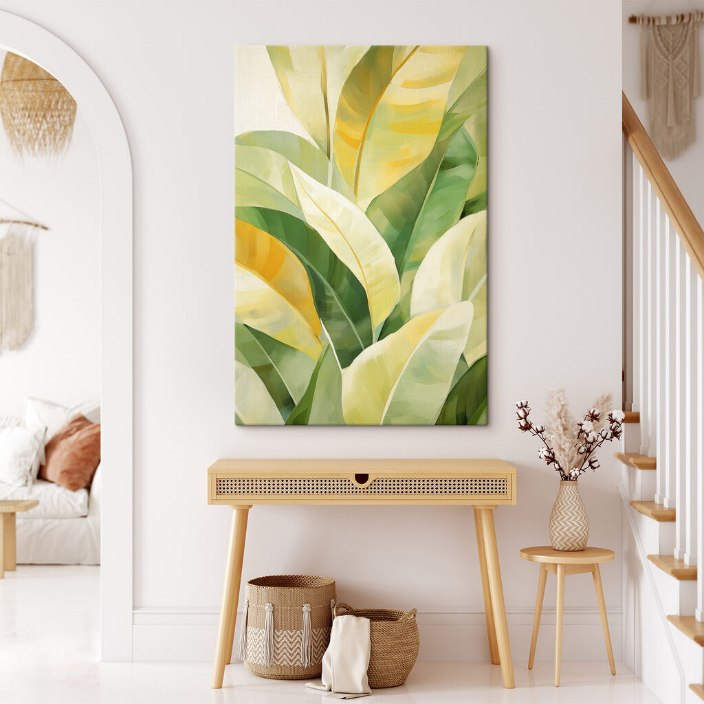 Fresh greens and soft yellows blend beautifully Fresh greens and soft yellows blend beautifully