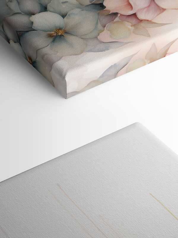 Painting of flowers and leaves Painting of flowers and leaves