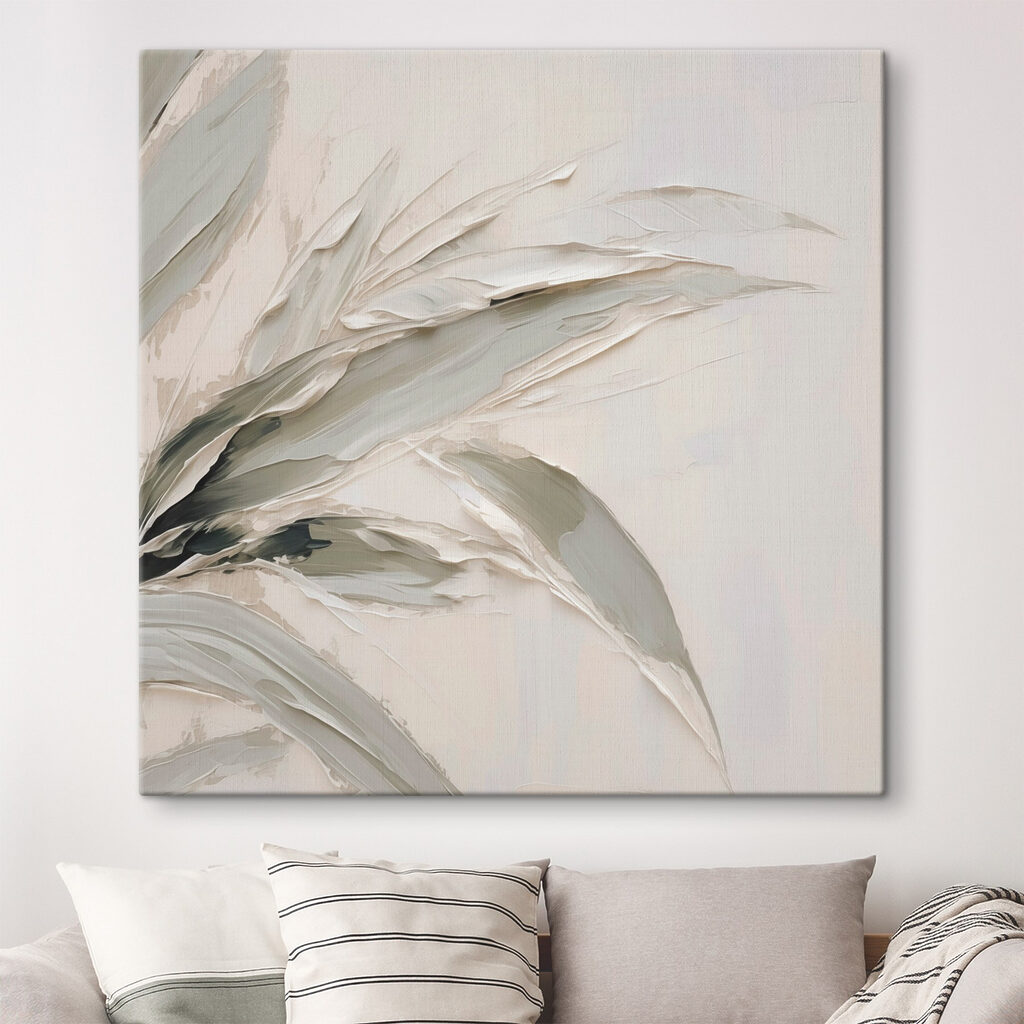 Elegant leaves in soft tones Elegant leaves in soft tones