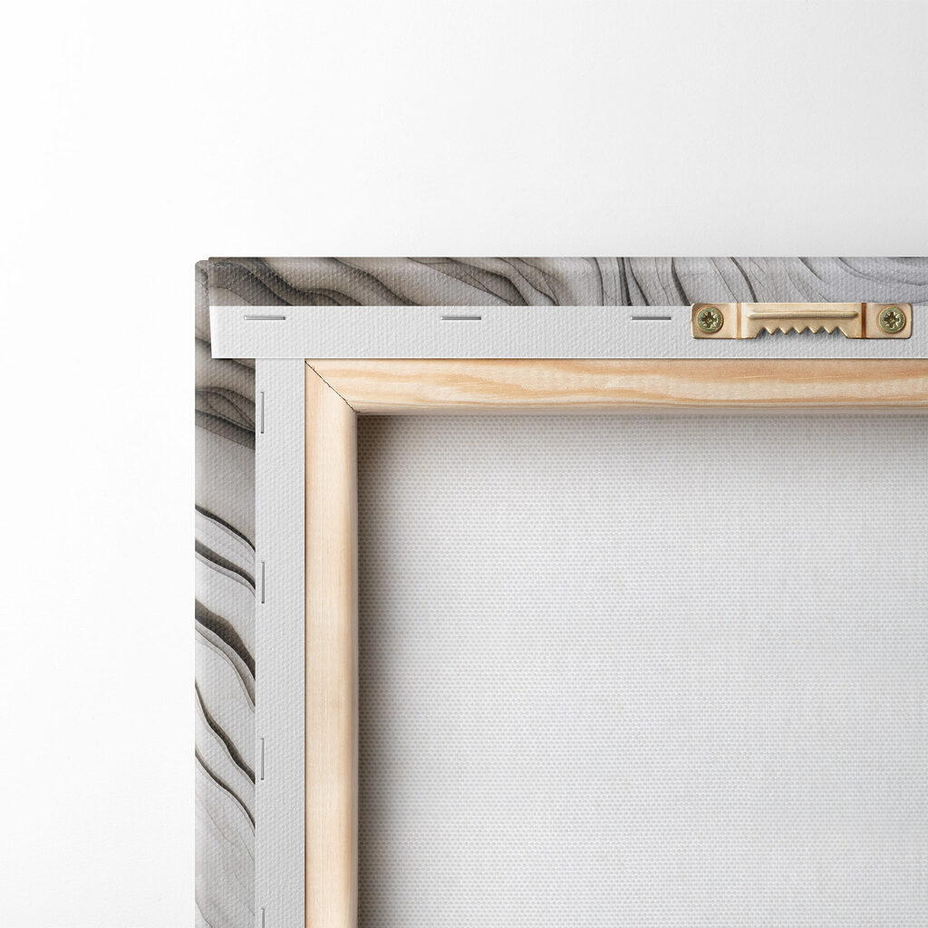 White and grey wavy surface