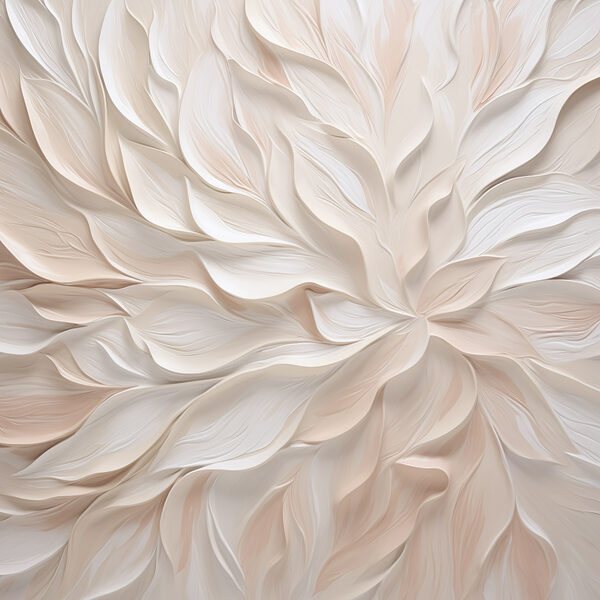 White and pink leafy pattern White and pink leafy pattern
