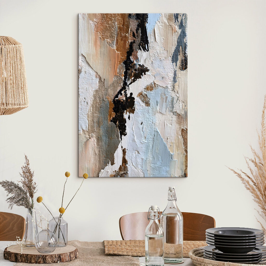 Abstract textures in soft colors