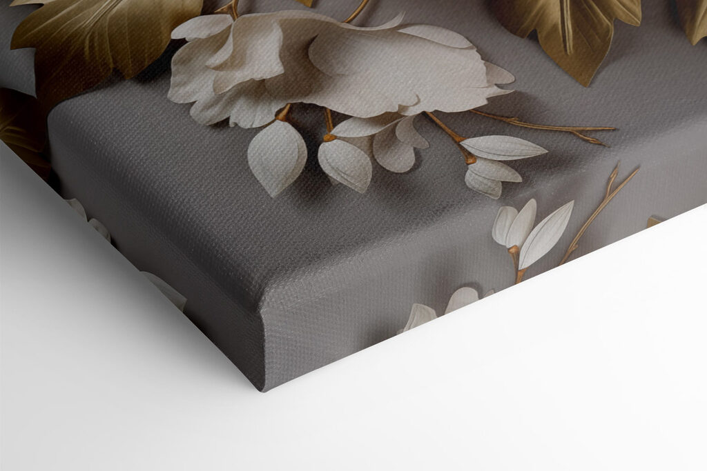 Elegant floral arrangement with lush leaves Elegant floral arrangement with lush leaves