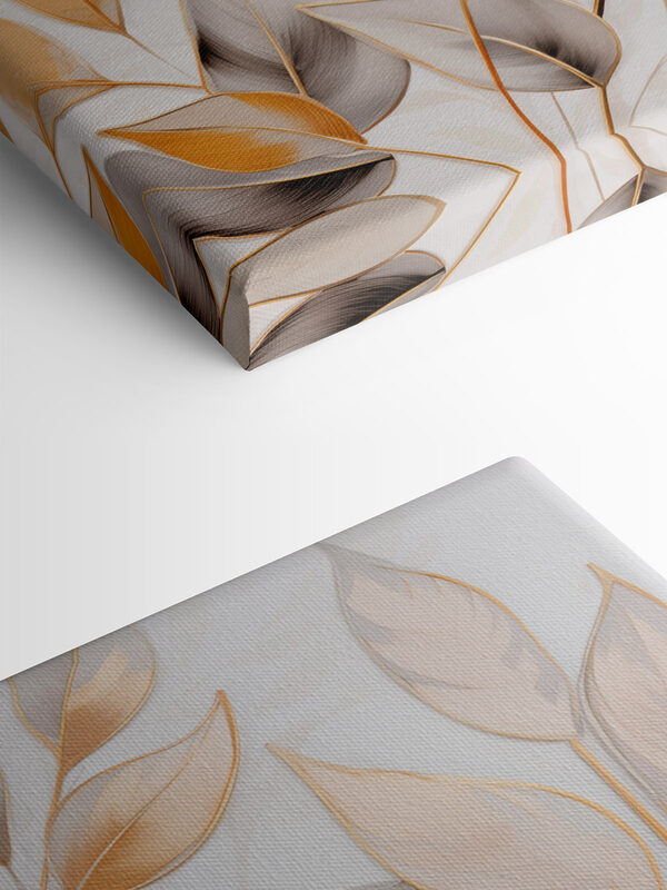 Nature-inspired design with delicate leaves Nature-inspired design with delicate leaves