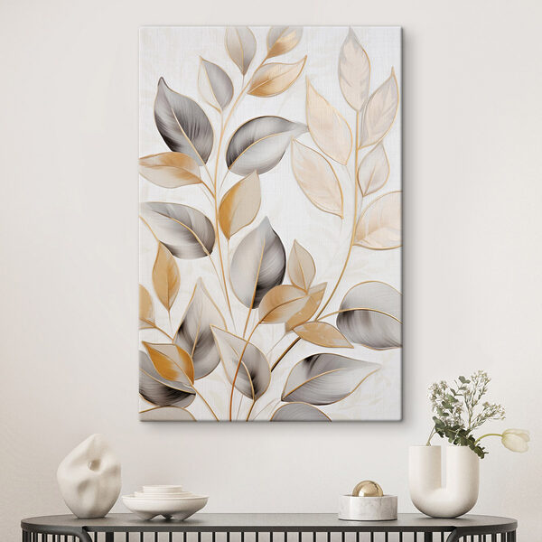 Nature-inspired design with delicate leaves Nature-inspired design with delicate leaves