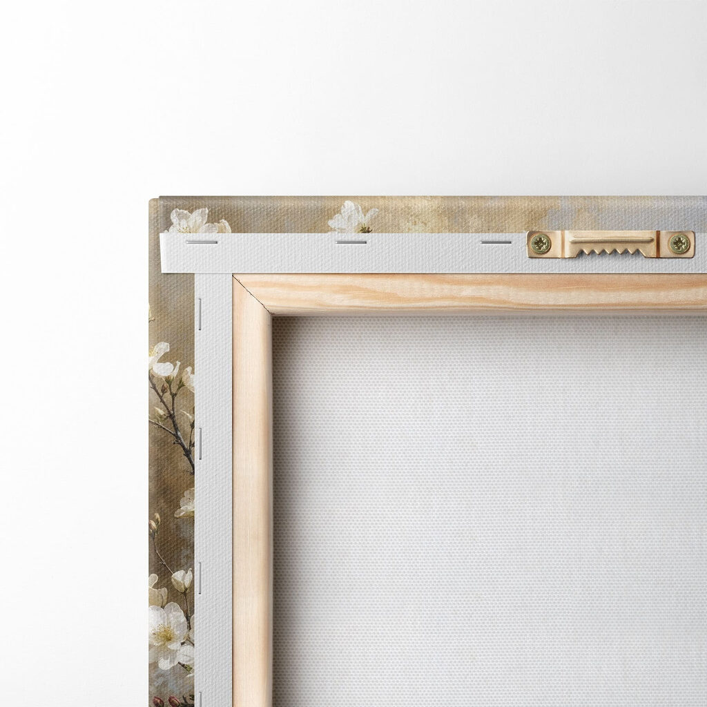 Vase with white flowers