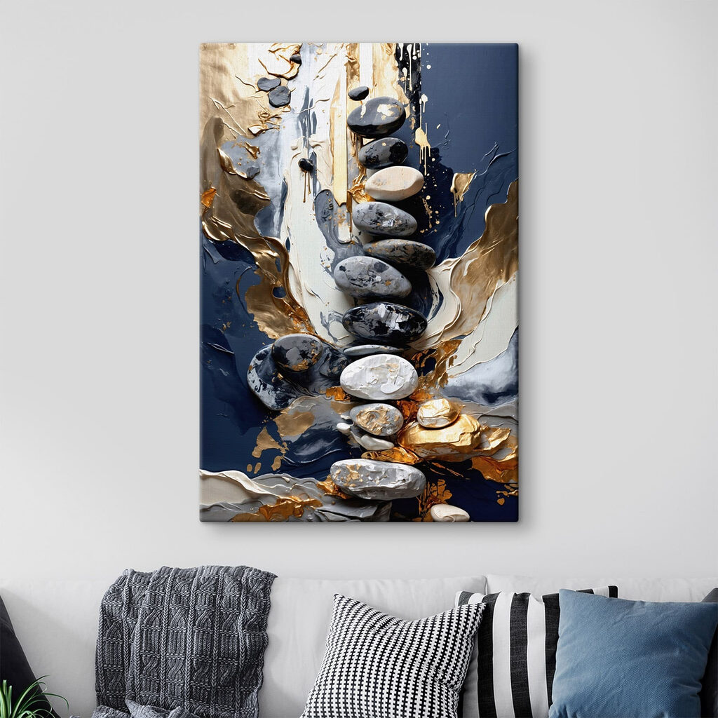 Group of rocks stacked on top of each other